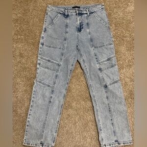 Sincerely Jules utility jeans denim stretch size 9/29